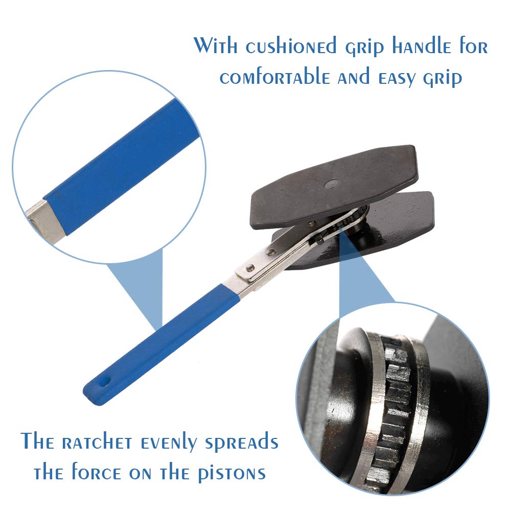 Ratchet Brake Caliper Piston Spreader