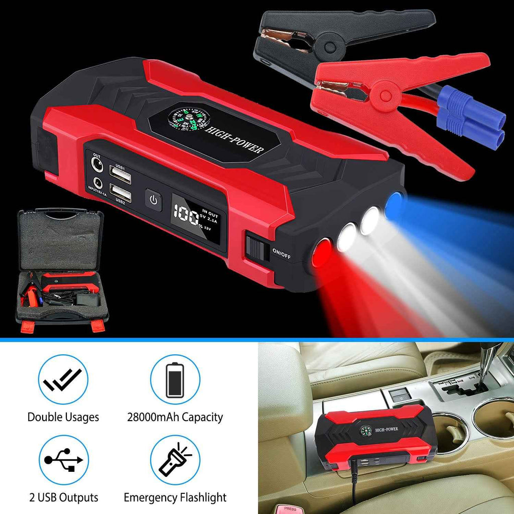 Portable 800A Car Jump Starter
