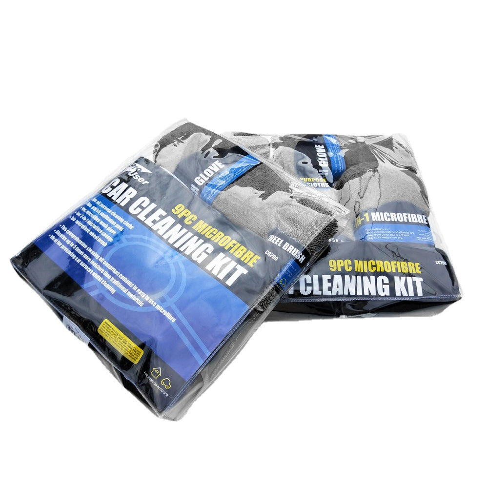 9-Piece Car Detailing Kit